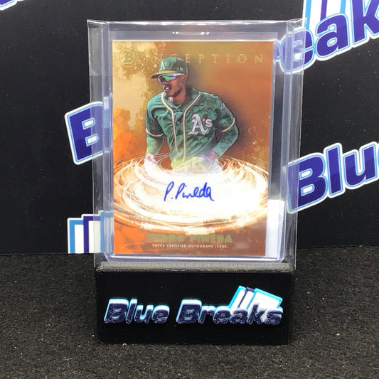 2021 Bowman Inception Primordial Prospects Auto Pedro Pineda 12/25 #PPA-PP Oakland A's