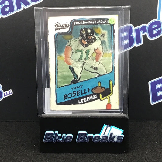 2022 Classics Andy Friedman 1/1 Tony Boselli Jaguars