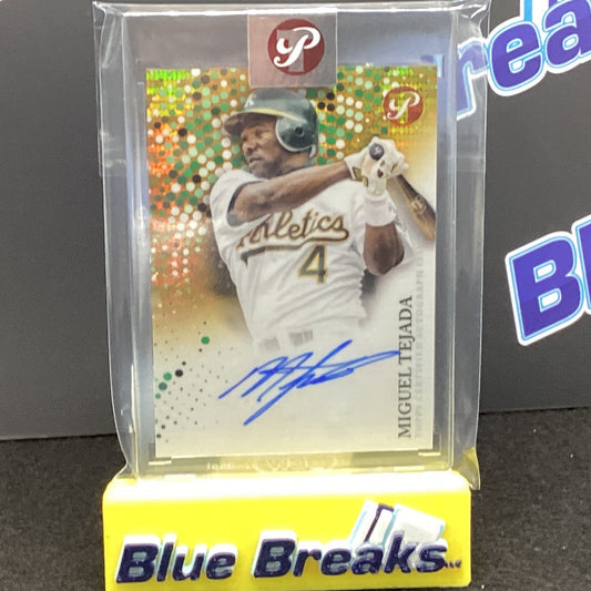 2022 Pristine Gold - Miguel Tejada auto 22/50 #PA-ME Athletics