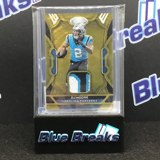 2022 Panini Certified DJ Moore relic 10/10 #MM-DJ Panthers