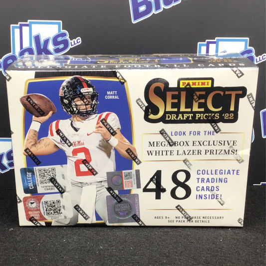 2022 Panini Select Draft Picks Mega Football