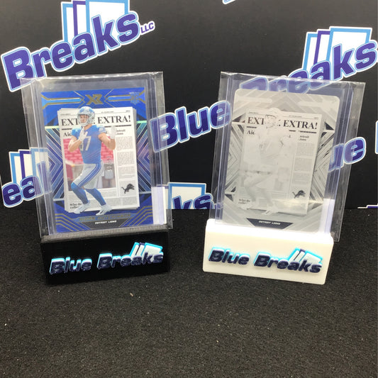 2022 Panini Xr Extra Aidan Hutchinson 57/99 and Printing Plate 1/1 #EXT-8 Lions