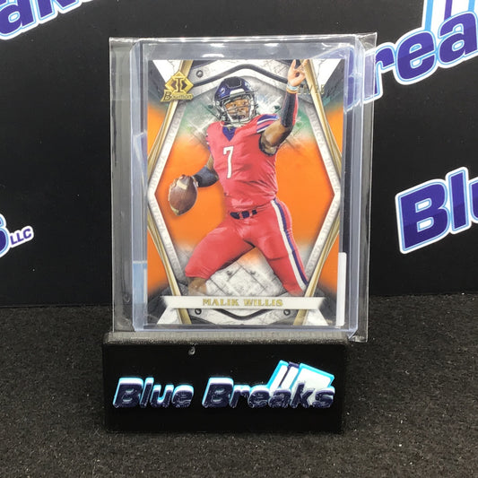 2022 Bowman Inception Malik Willis 18/25 #BI-14 Titans