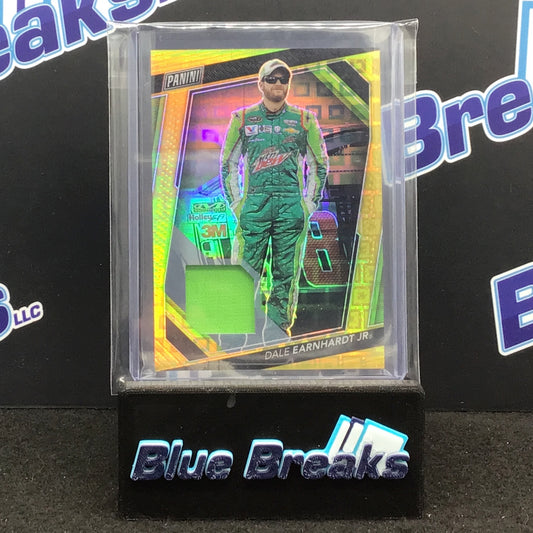 2023 Panini - National VIP - Dale Earnhardt Jr - Gold - 9/10 - Prizm Game Worn
