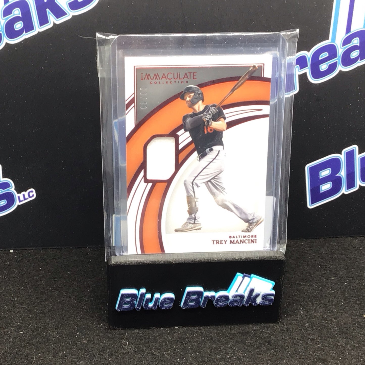 2022 Panini Immaculate Collection Trey Mancini relic 09/49 #40 -Baltimore Orioles