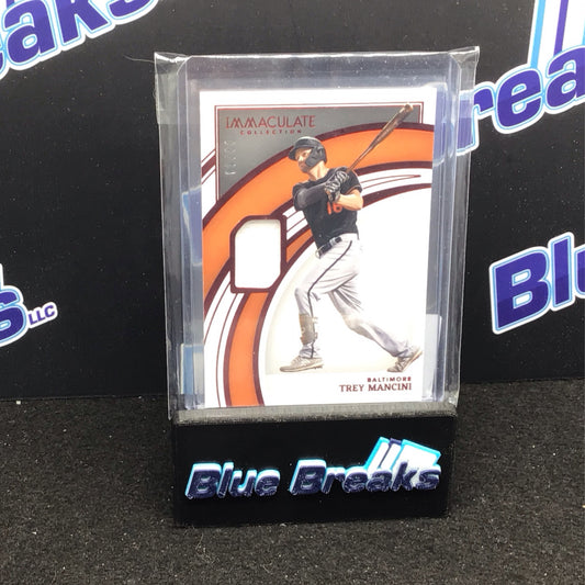 2022 Panini Immaculate Collection Trey Mancini relic 09/49 #40 -Baltimore Orioles