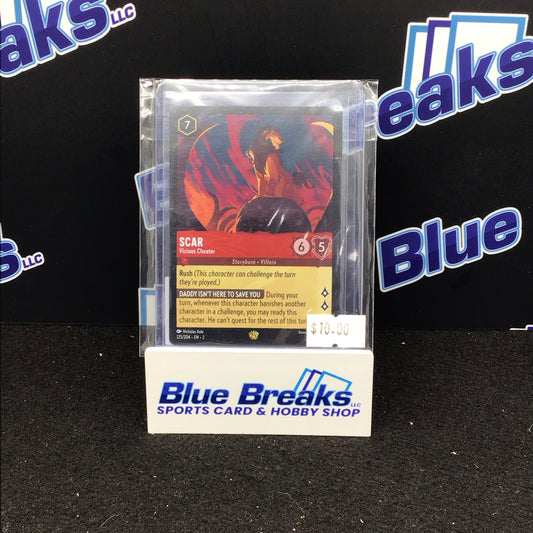 2023 Lorcana Rise of the Floodborn Scar Vicious Cheater 125/204