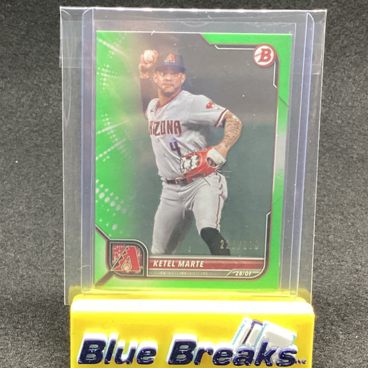 2022 Bowman Green Ketel Marte 228/399 48