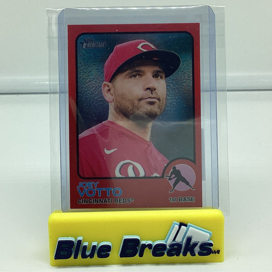 2022 Heritage red Joey Votto 376/573 #52 Reds