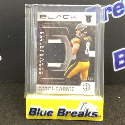 2022 Panini Black - Kenny Pickett - 62/150 - Pittsburgh Steelers