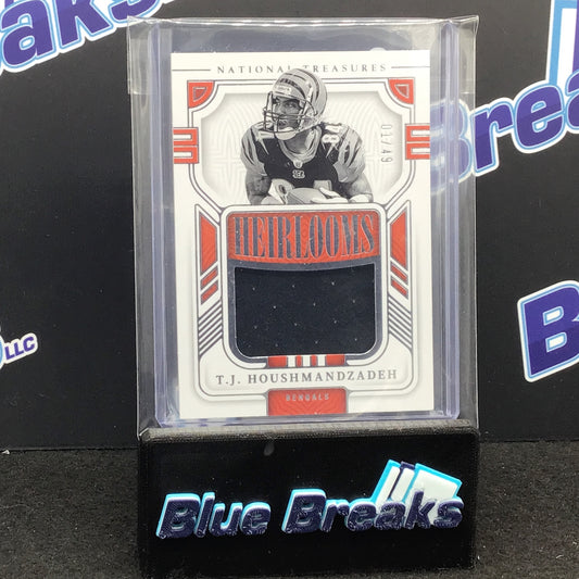 2022 Panini - National Treasures - T J Houshmandzadeh - Heirlooms - 1/49 - Cincinnati Bengals