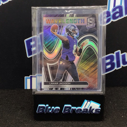 2022 Panini Spectra Wave Length Prizm Lamar Jackson 71/99 #WVE-22 Ravens