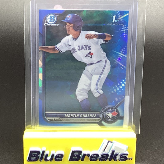 2022 Bowman Chrome 1st Sapphire Martin Gimenez