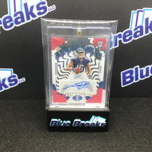 2022 Panini Illusions Funkadelic Treylon Burks auto 04/49 #F-19 Titans