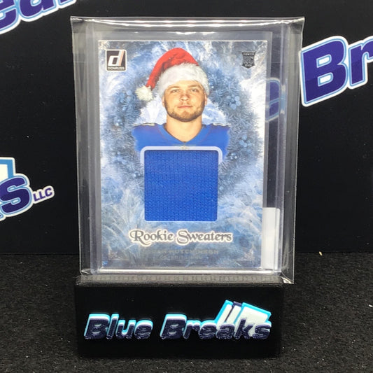 2022 Panini Donruss Rookie Sweaters Aidan Hutchinson RC #RHS-13