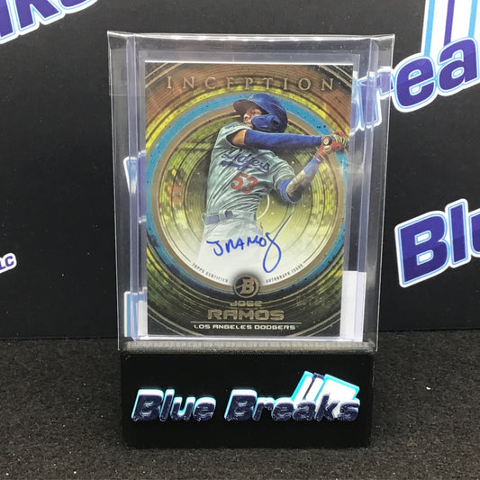 2022 Bowman Inception Jose Ramos auto 08/50 #PA-JR Dodgers