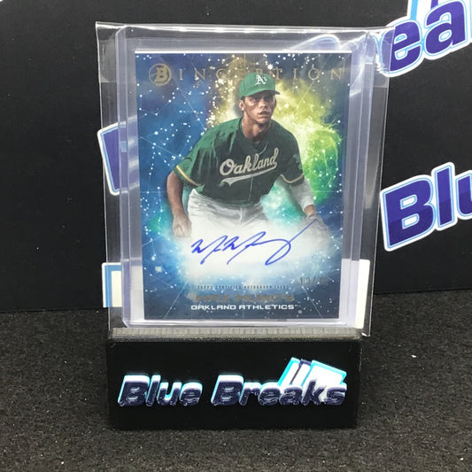 2022 Bowman Inception Primordial Prospects Max Muncy auto 10/75 #PPA-MMY Athletics