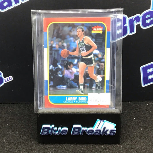 1986 Fleer Larry Bird #9 Celtics