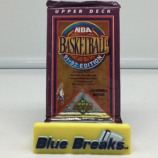 1991 NBA Basketball Upper Deck Pack