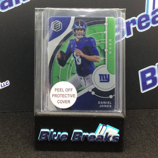2022 Panini Elements Neon Daniel Jones 7/10 #14 Giants