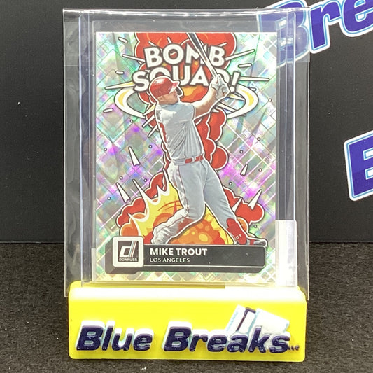 2022 Donruss Bomb Squad Diamond Mike Trout BS-8