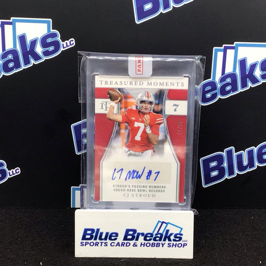 2022 Panini National Treasure Collegiate CJ Stroud auto 16/39 #TM-CJS Buckeyes/Texans