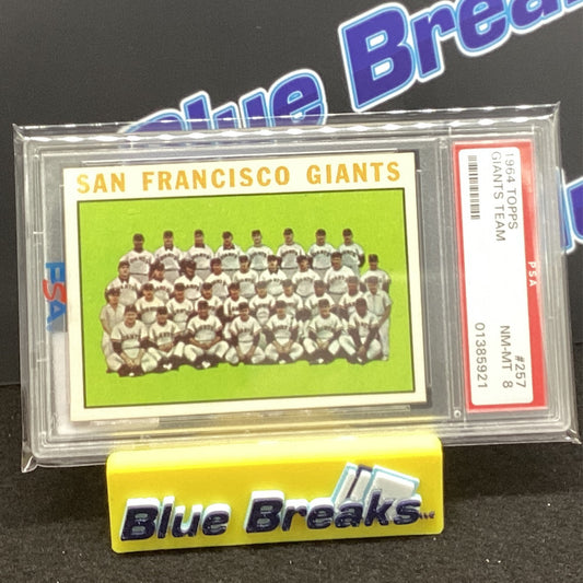 1964 Topps Giants Team PSA NM-MT8