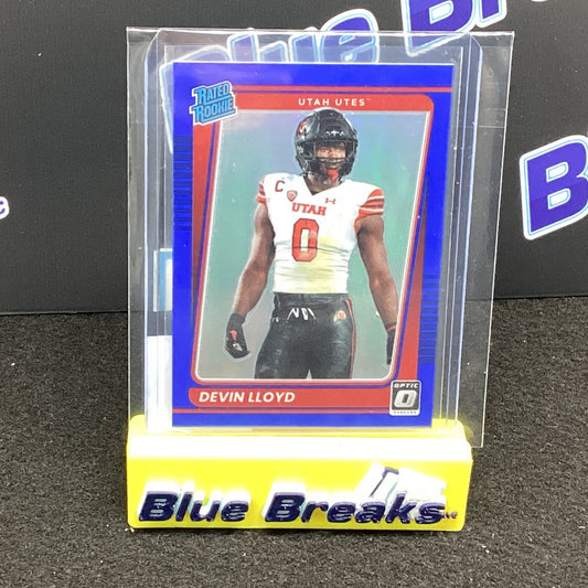 2022 Panini Chronicles Donruss Optic Draft Picks Devin Lloyd 50/99 33