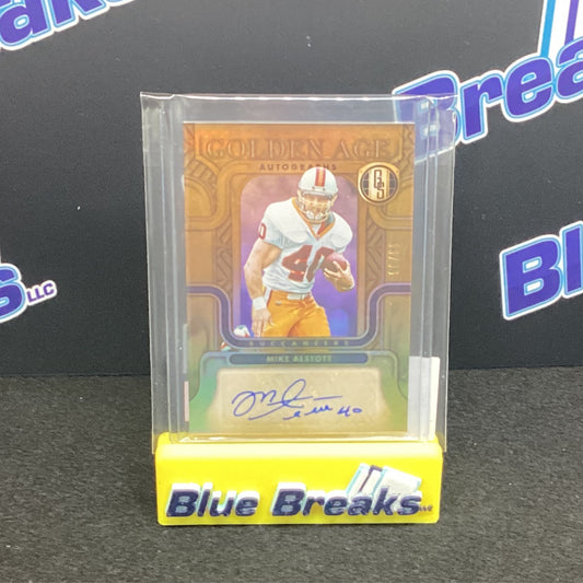 2022 Panini Gold Standard Mike Alstott auto 98/99