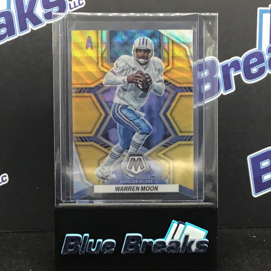 2022 Mosaic - Warren Moon - Houston Oilers - Gold - 2/17 - #81