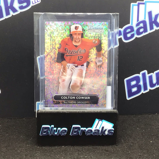 2022 Bowman Sterling Mini Diamond Refractor Colton Cowser 004/150 #BSP-72 - Baltimore Orioles