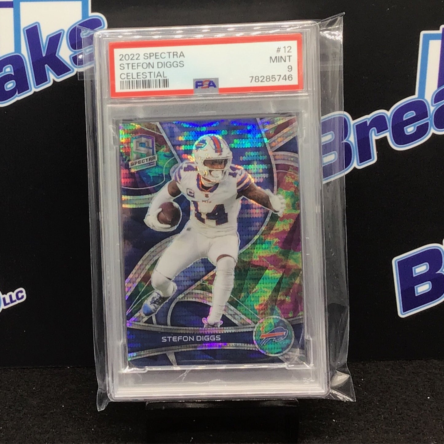 2022 Panini Spectra Celestial Stefon Diggs #12 PSA 9 Bills