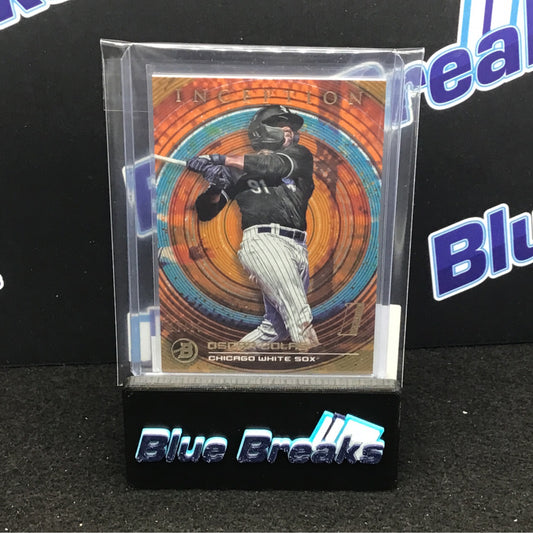 2022 Bowman Inception Orange Parallel Oscar Colas 17/25 #60 White Sox