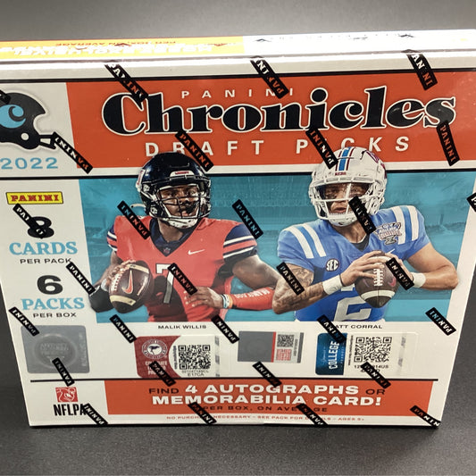 2022 Panini Chronicles Draft Picks Hobby