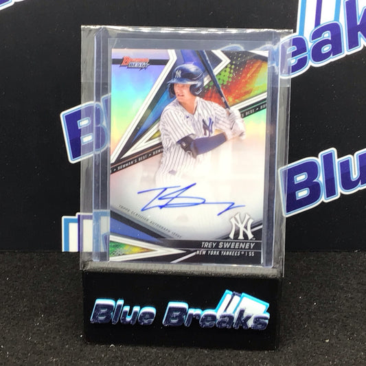 2022 Bowmans Best Refractor Trey Sweeney Auto #B22-TS Yankees