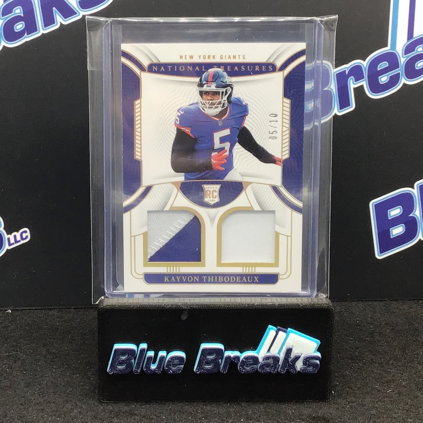 2022 Panini - National Treasures - Kayvon Thibodeaux - 5/10 - New York Giants