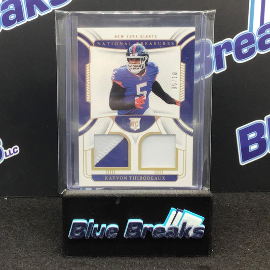 2022 Panini - National Treasures - Kayvon Thibodeaux - 5/10 - New York Giants