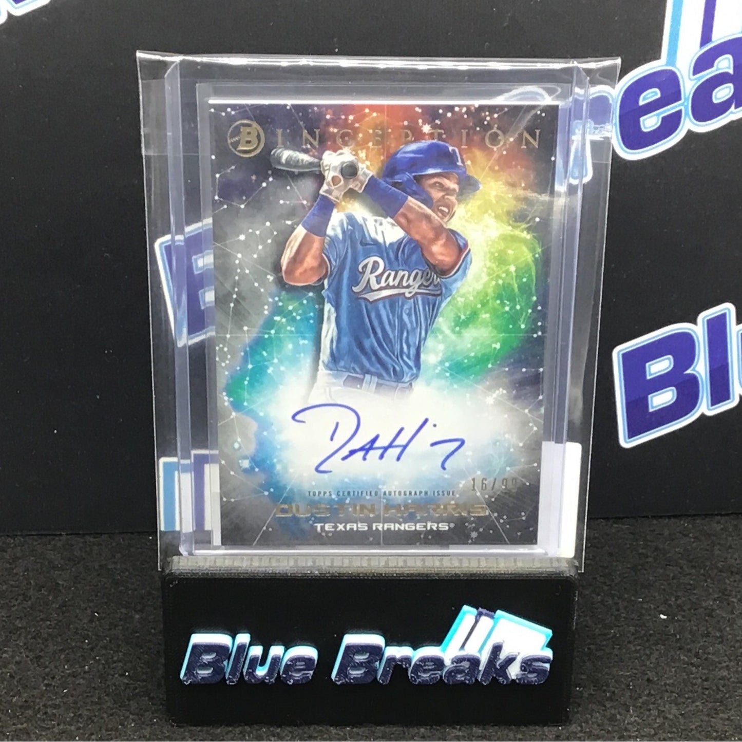 2022 Bowman Inception Primordial Prospects Dustin Harris auto 16/99 #PPA-DH Tigers