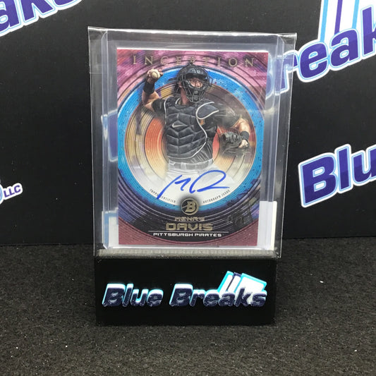 2022 Bowman Inception Henry Davis auto 41/75 #PA-HD Pirates
