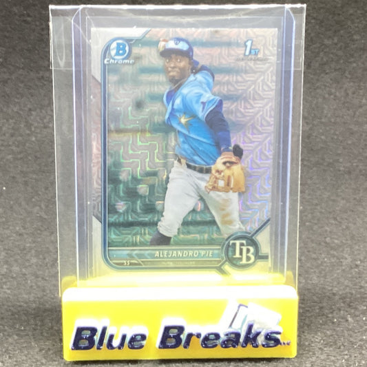 2022 Bowman Chrome 1st Mojo Refractor Alejando Pie BCP-99