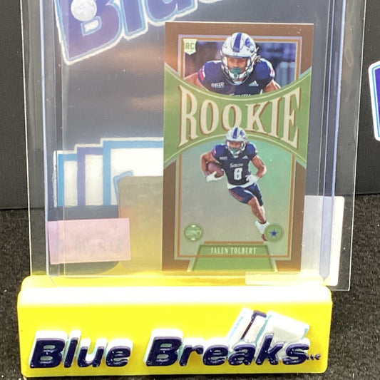 2022 Panini Legacy Rookie Jalen Tolbert mini 55/75 162