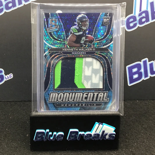 2022 Panini - Spectra - Kenneth Walker III - 44/60 - Seattle Seahawks - Monumental Memorabilia