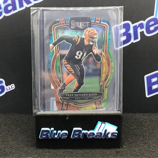 2022 Panini - Trey Hendrickson - Select Football - Die Cut Tie Dye - 5/25 - Cincinnati Bengals