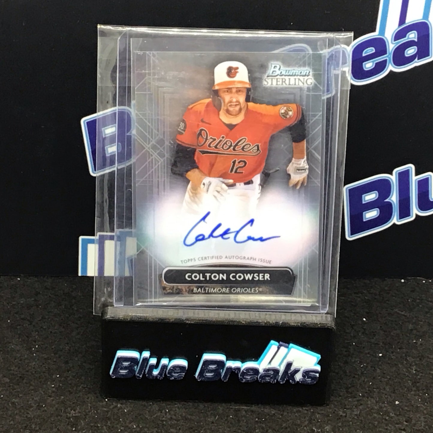 2022 Bowman Sterling Colton Cowser auto PACC Orioles