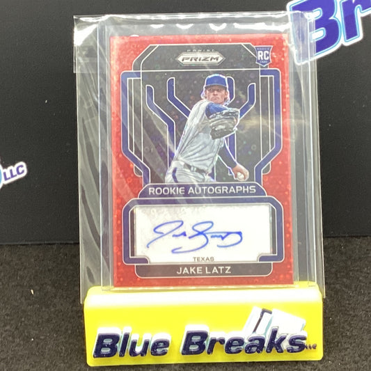 2022 Panini Prizm - Jake Latz - Red - 13/35