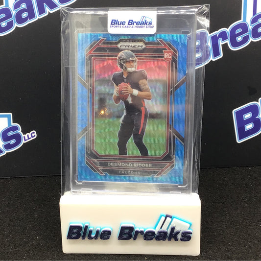 2022 Panini - Prizm - Desmond Ridder - 145/199 - Atlanta Falcons - Blue