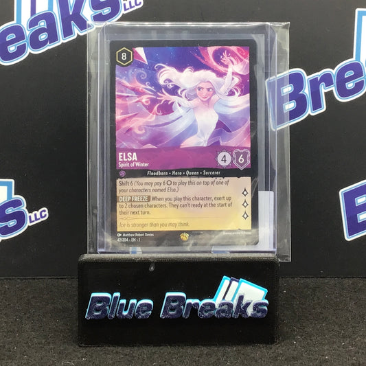 2023 Disney Lorcana Legendary Elsa Spirit of Winter 42/204