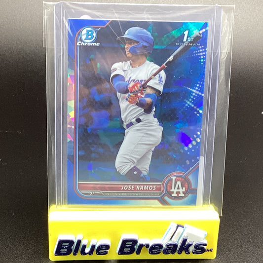 2022 Bowman Chrome 1st Sapphire Jose Ramos
