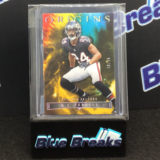 2022 Panini Origins AJ Terrell 16/25 #5 Falcons