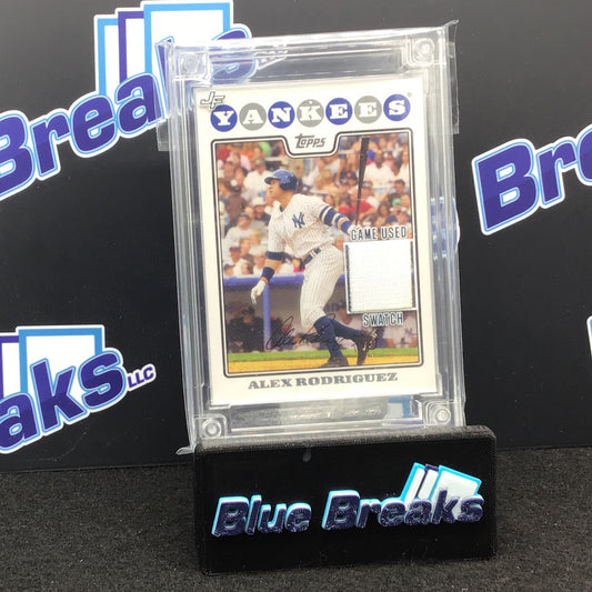 2022 Jersey Fusion - Alex Rodriguez - Game Used Swatch